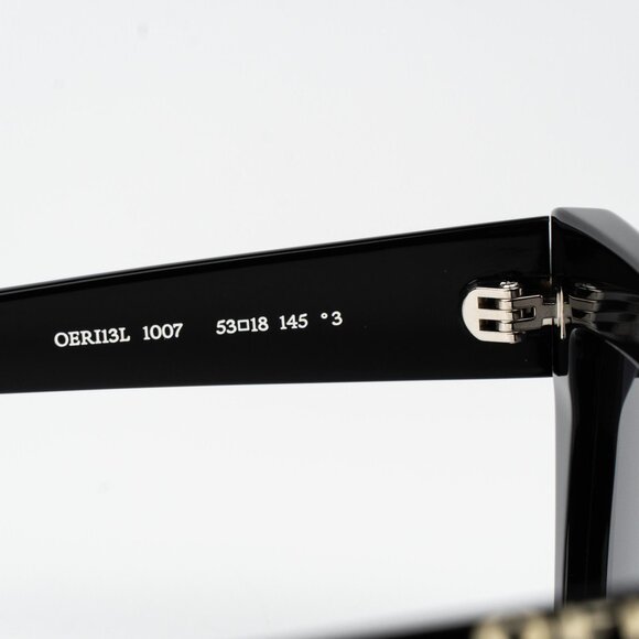 Off-White HAMPTON Women Sunglasses Black Grey Cat Eye OERI13L HAMPTON 1077 - Picture 7 of 12